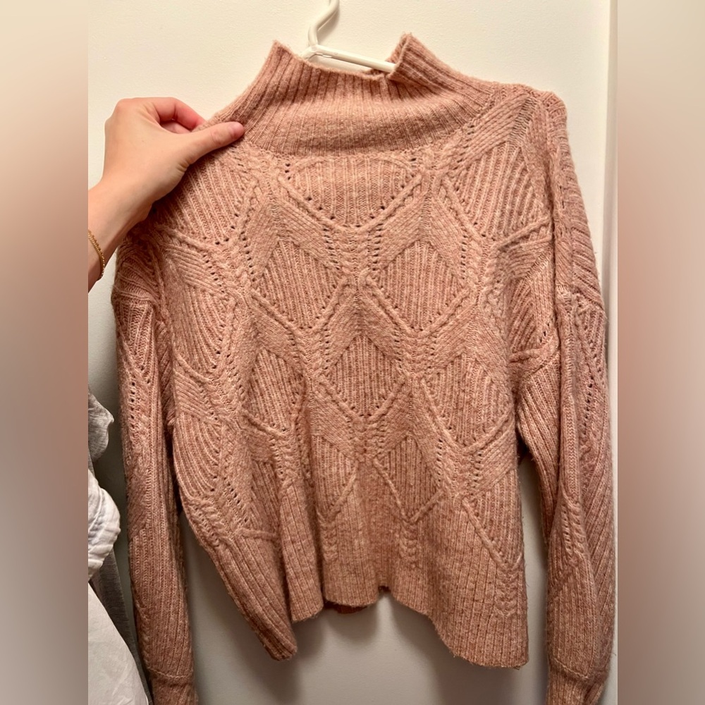 Mock neck sweater